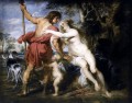 Venus y Adonis Peter Paul Rubens desnudos